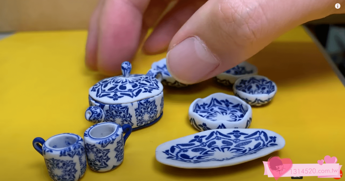 粘土微型碗製作全過程