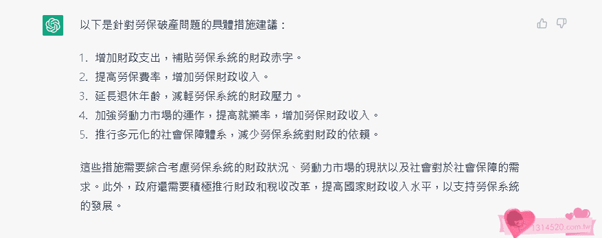 勞保破產AI建議